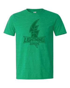 Adult 7.5 oz. Tee Shirt - Green on Green